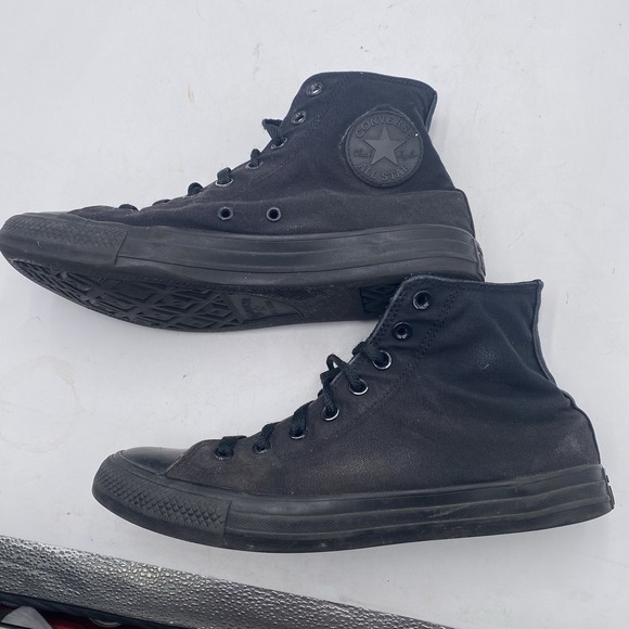 Converse CHUCK TAYLOR All Star Black Hi TOP sneakers M3310 Mens 9 Blackout - Picture 5 of 13